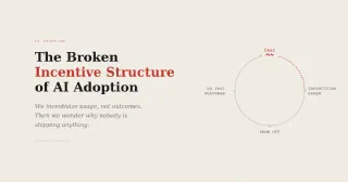The Broken Incentive Structure of AI Adoption